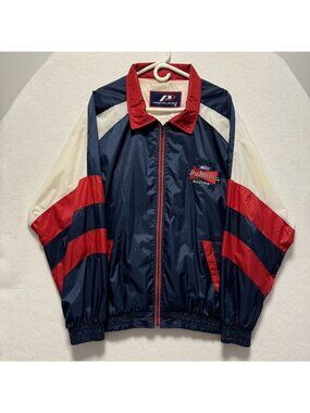 VTG Miss Budweiser Racing Pro Player Jacket Windbreaker SIZE XL Beer Promo